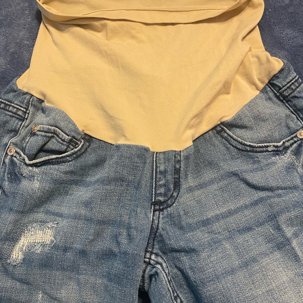 Indigo blue maternity jeans size extra small